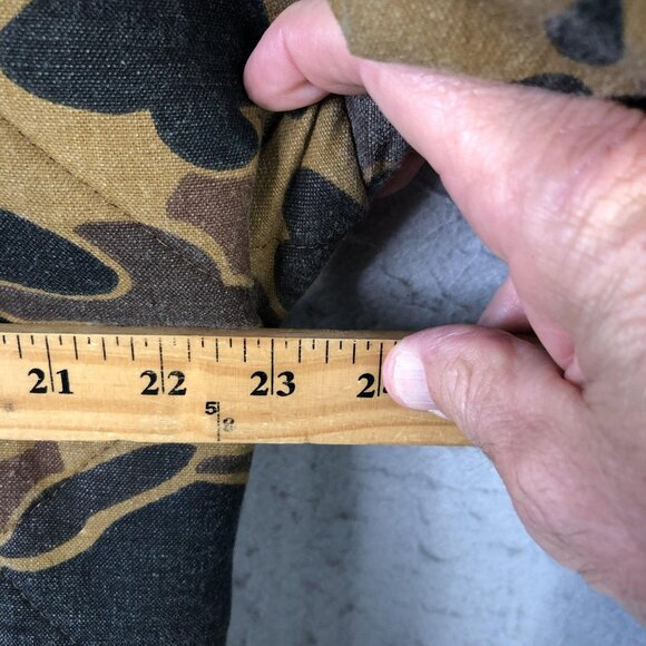 Reversible Hunting Jacket Mens Large Camo Blaze Orange Quilted Pockets Insulated - Picture 4 of 16